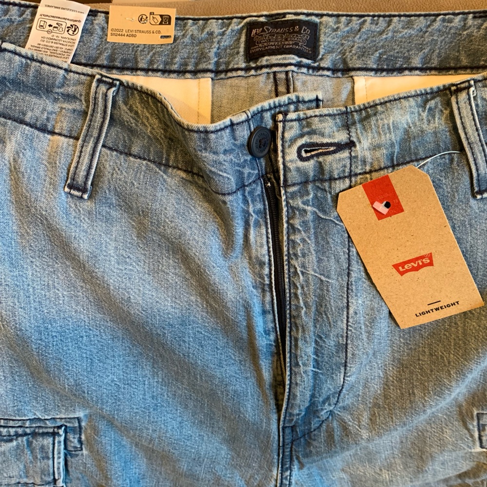 Levi's Light Blue Denim Shorts
